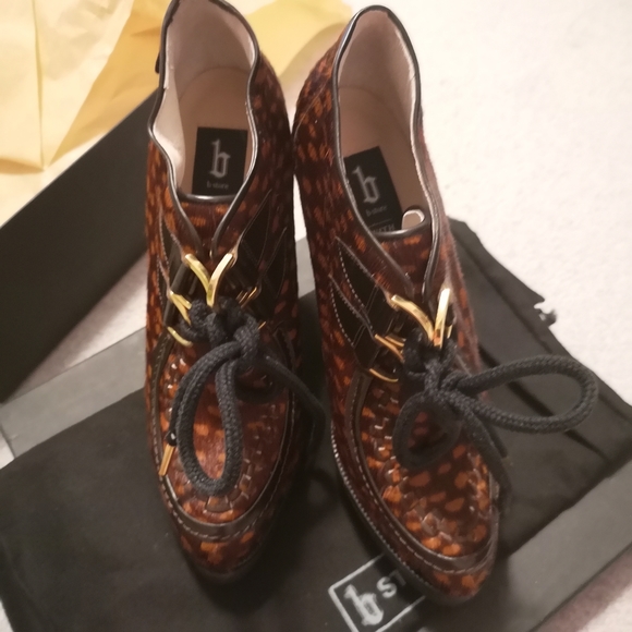 Platform Pony Hair Booties from bstore - Picture 5 of 12